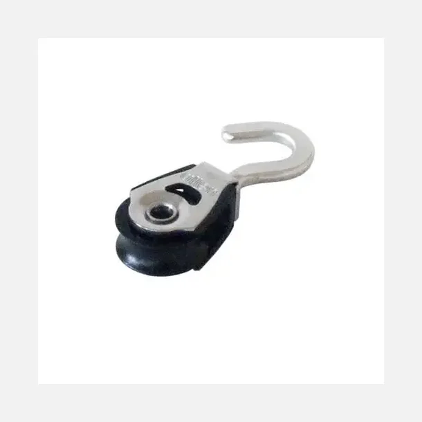 20mm Single block w/swivel hook