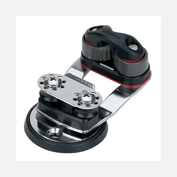 Swivel cleat w/16mm sheaves - Harken