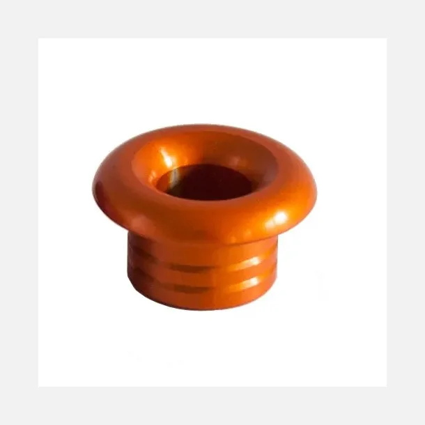 Alloy deck bush long - 13mm OD - Orange